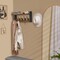 Sorbus Floating Wall Shelf with Hooks for Entryway, Bathroom, Bedroom, Kitchen, or Mudroom